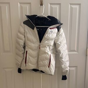 Millet Black Puffer Jacket with Red Accents